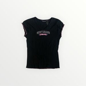 DKNY Jeans Vintage Y2K Logo Baby T-shirt Size M